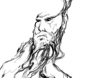 June 10, 2013 - It started with a doodle, and the crazy beard man was born.