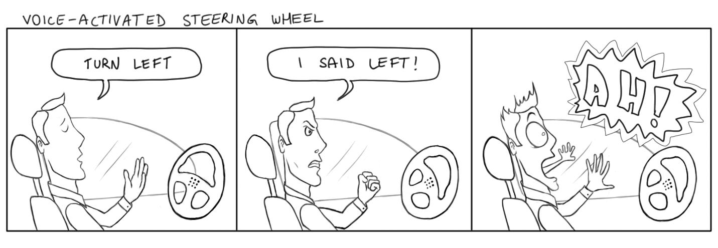 June 19, 2013 - Today I bring you a steering wheel comic, a first of its kind.